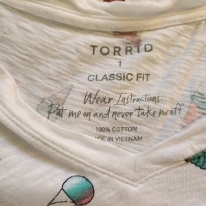 Torrid size 1 heritage slub graphic tee